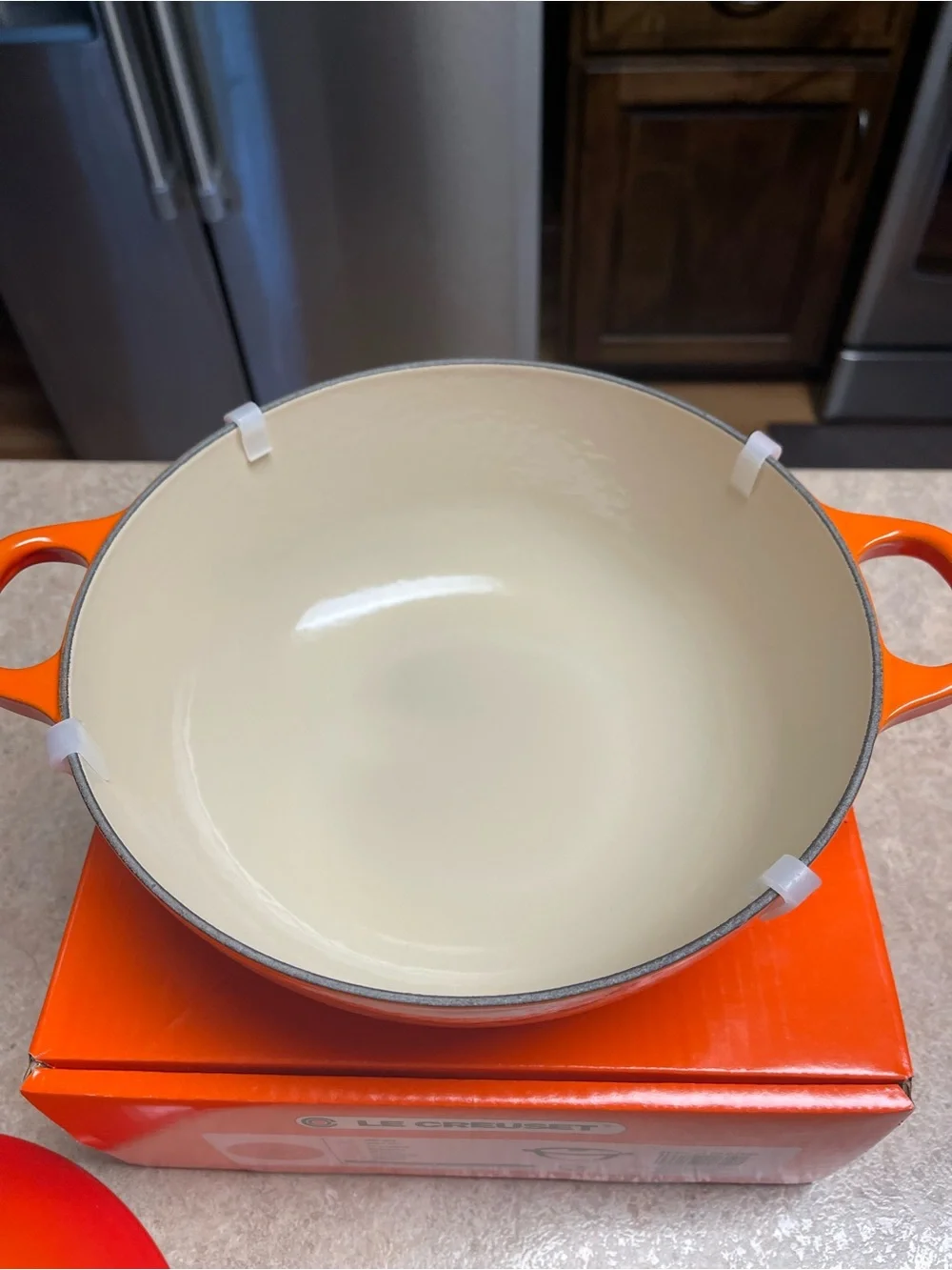 Le Creuset enameled cast